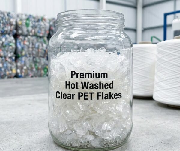 Premium Hot Washed Clear PET Flakes